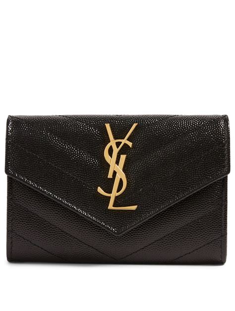 ysl wallet ladies|ysl monogram quilted wallet.